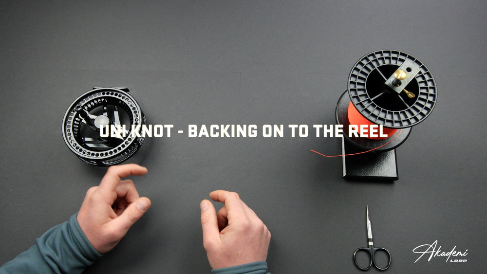 HOW TO - Use a Uni Knot for attaching the backing on to a reel