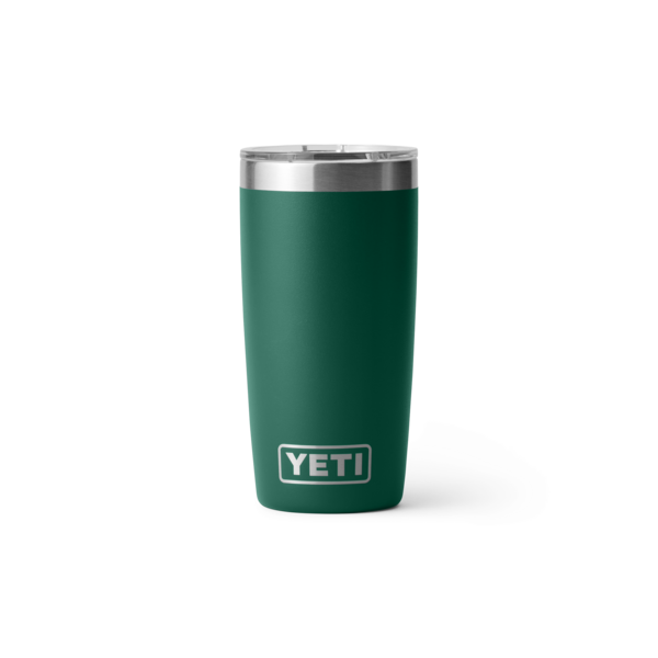Rambler 10 oz Tumbler Variable Yeti Black Forest Green
