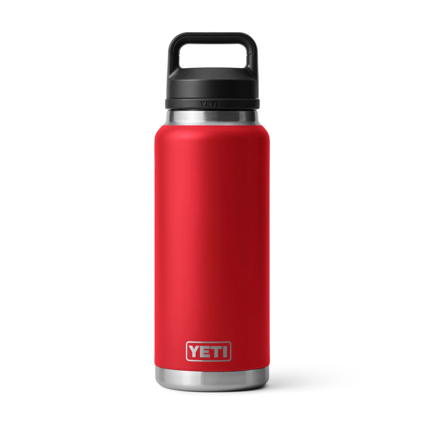 Rambler 36 oz Bottle Chug Variable Yeti Rescue Red  