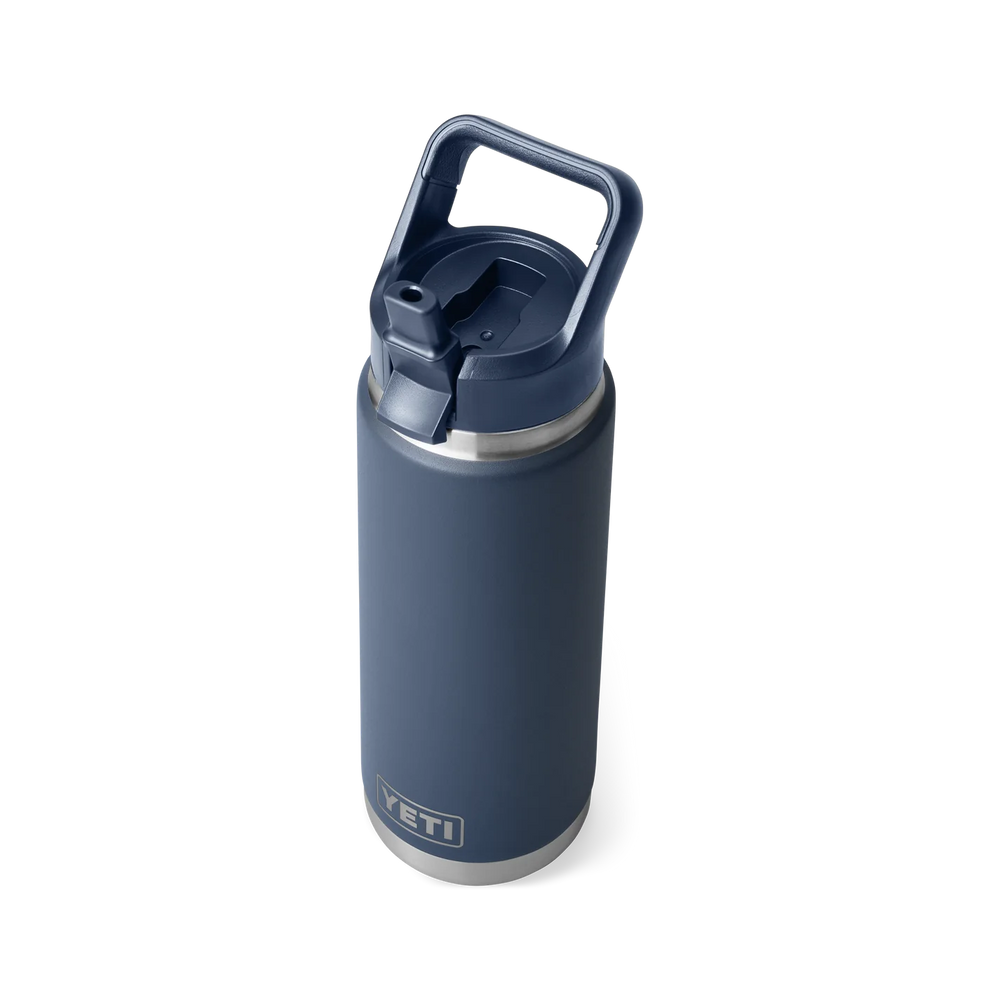 RAMBLER® 26 OZ (769 ML) BOTTLE WITH STRAW CAP  Yeti Navy  