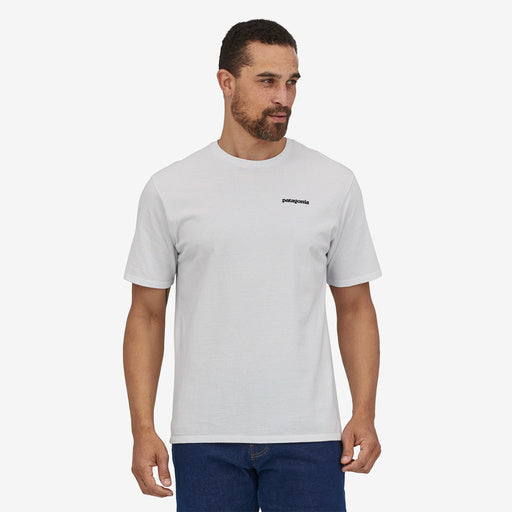 Men's P-6 Logo Responsibili-Tee  Patagonia S WHITE 