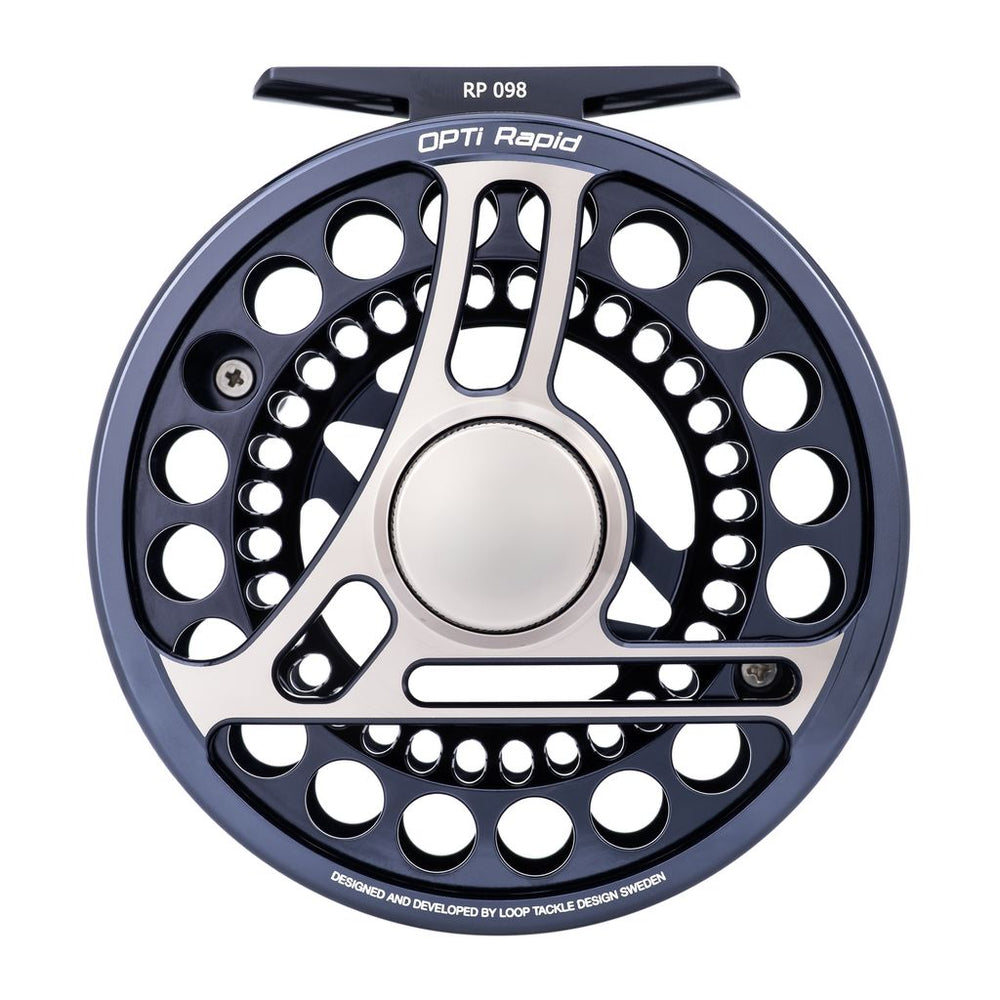 Opti Reel - Colours Of The Wild - Storm Blue reel LOOP Tackle #6 Rapid