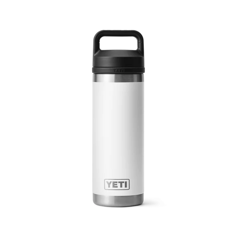 Rambler 18 oz Bottle with Chug Cap Variable Yeti White  