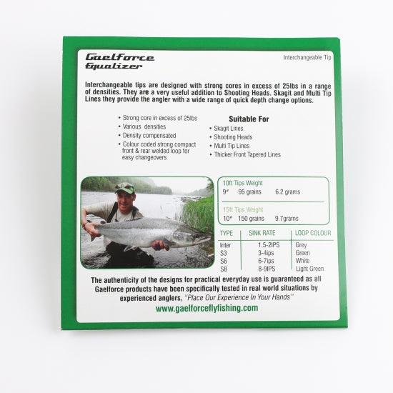 Gaelforce Equalizer Interchangeable 15' Tip Fly Line Gaelforce   