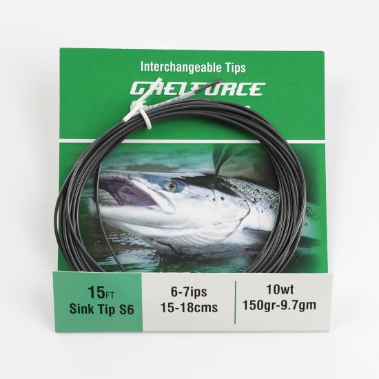 Gaelforce Equalizer Interchangeable 15' Tip Fly Line Gaelforce Sink 6  