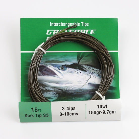 Gaelforce Equalizer Interchangeable 15' Tip Fly Line Gaelforce Sink 3  