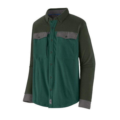 Men's Long-Sleeved Early Rise Snap Shirt Patagonia Cascade Green S