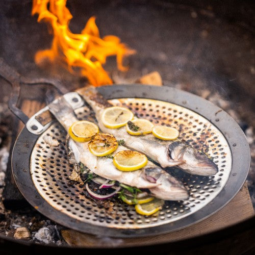 Kadai Zhara Roasting Pan fire pit accessory kadai