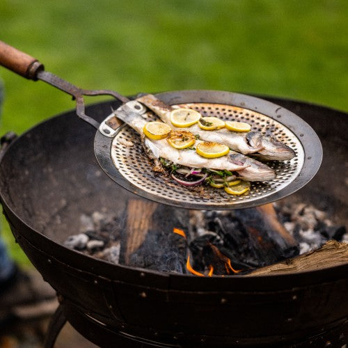 Kadai Zhara Roasting Pan fire pit accessory kadai