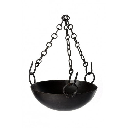 Kadai Cooking Bowl with Chains 36cm fire pit accessory kadai