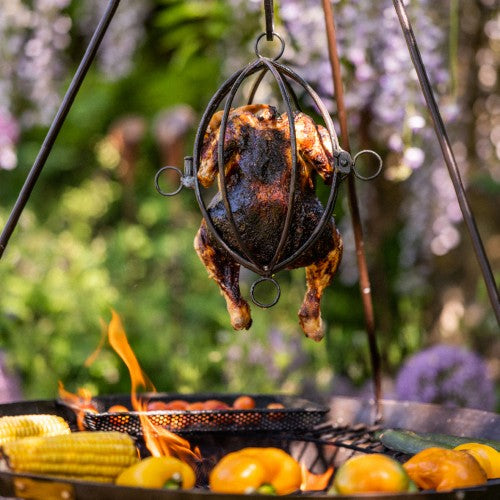 Kadai Tripod Roaster fire pit accessory kadai