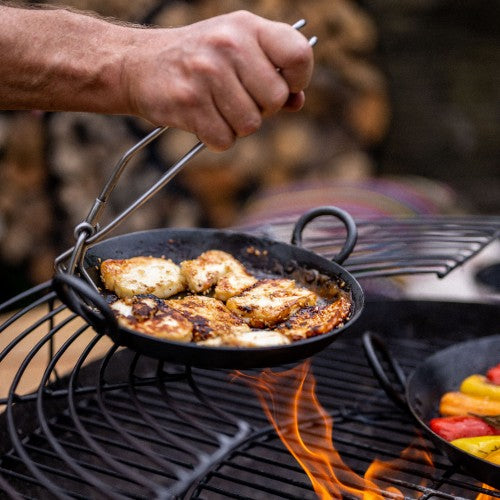 Kadai Skillets set of 3 fire pit accessory kadai