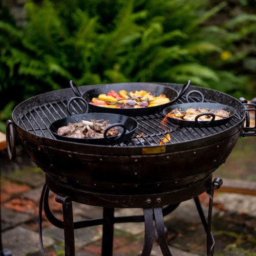 Kadai Skillets set of 3 fire pit accessory kadai