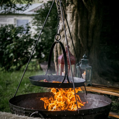 Kadai Tripod Skillet 30cm fire pit accessory kadai