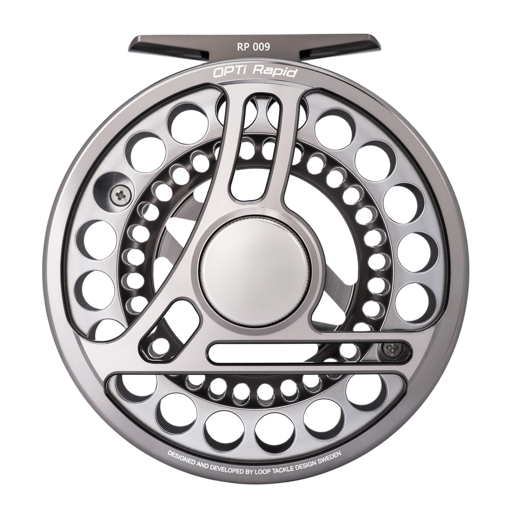 Opti Reel - Colours Of The Wild - Mist Silver reel LOOP Tackle #6 Rapid