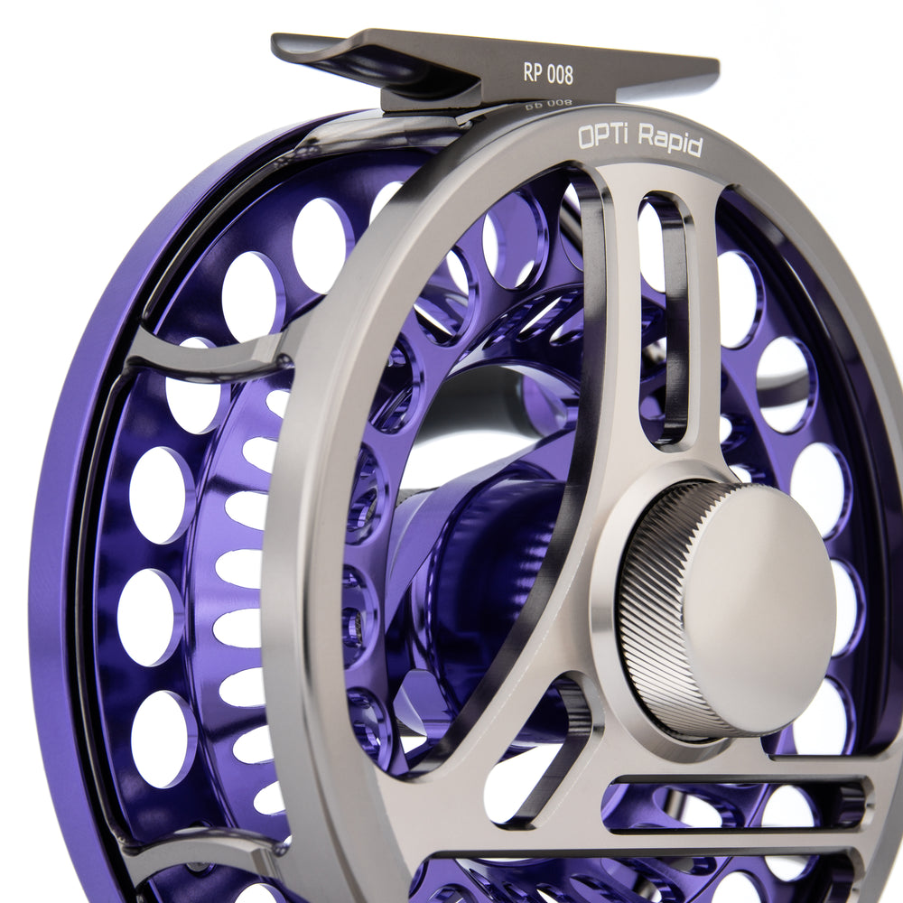 Opti reel - Colours of the wild - Twilight Violet reel LOOP Tackle