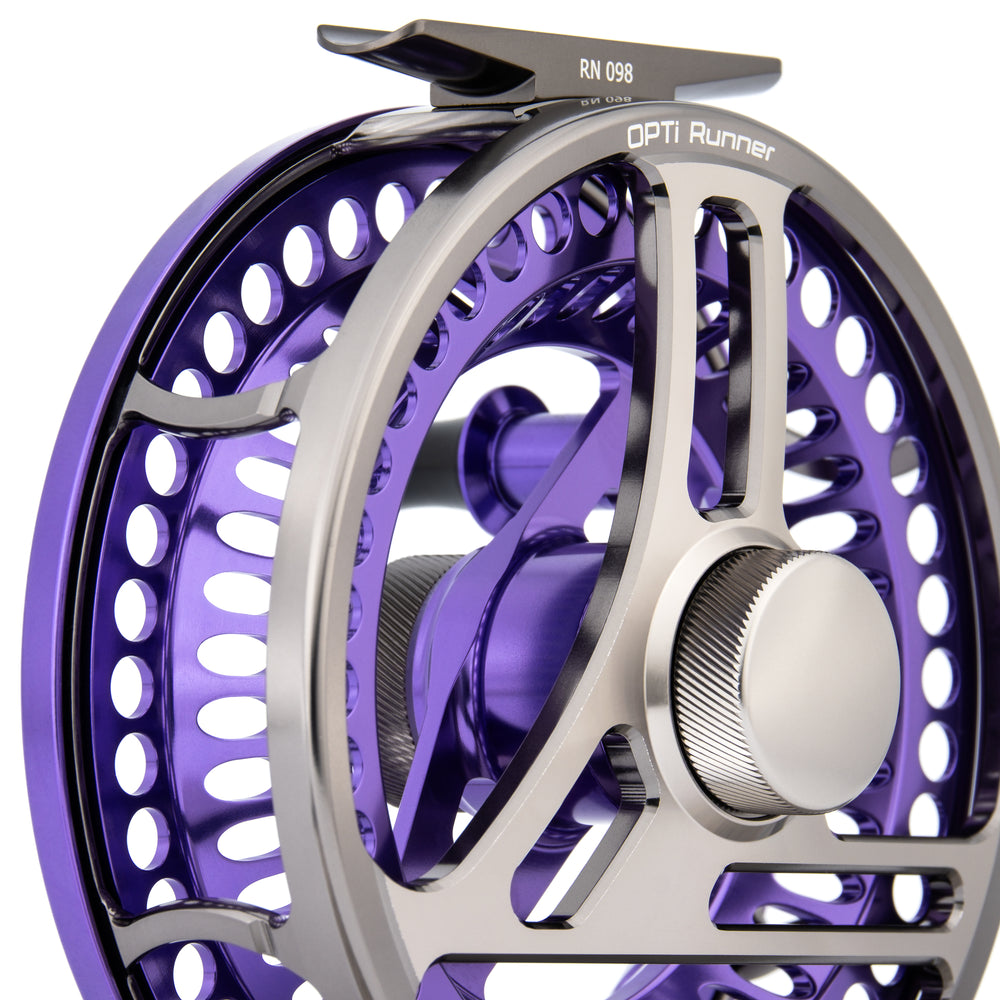 Opti reel - Colours of the wild - Twilight Violet reel LOOP Tackle