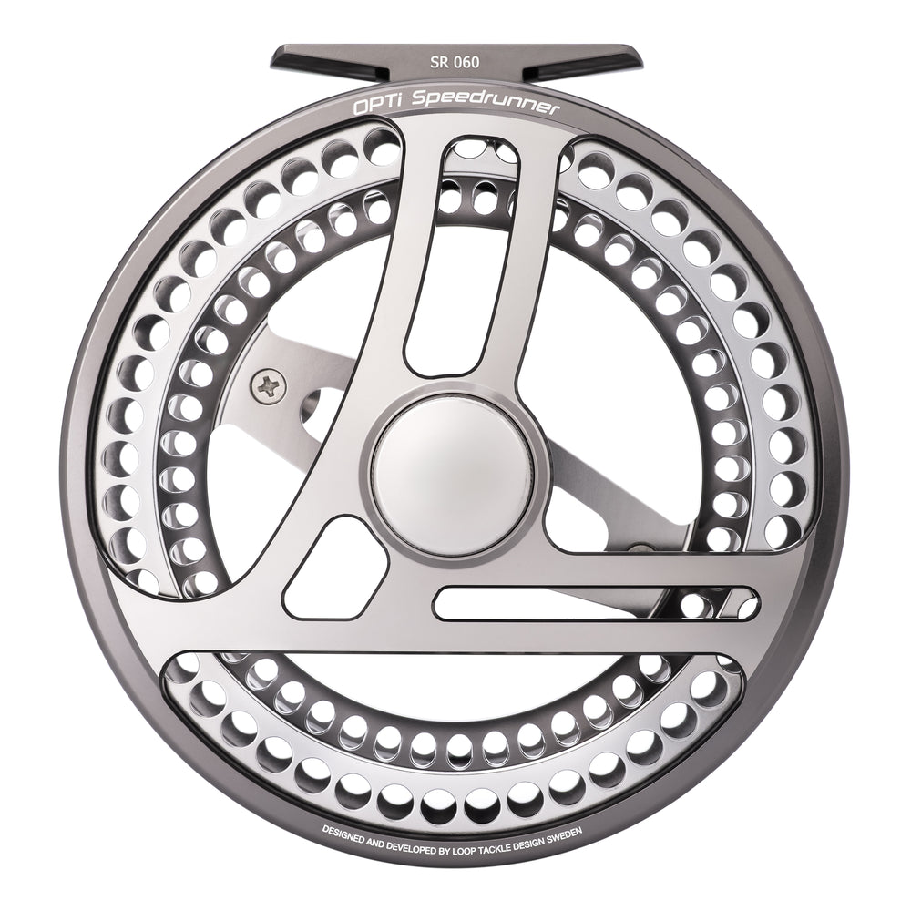 Opti Reel - Colours Of The Wild - Mist Silver reel LOOP Tackle #8 Speed Runner