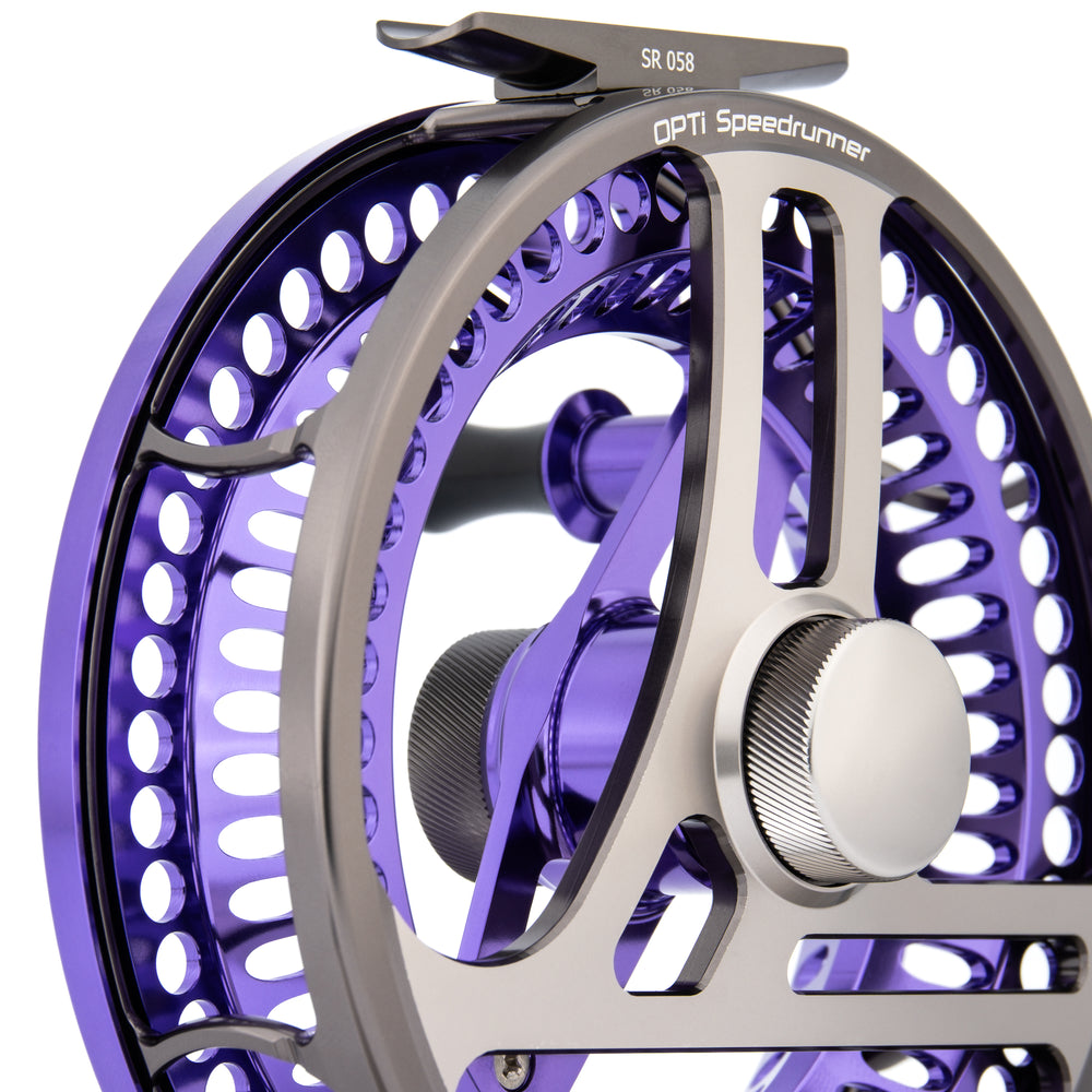 Opti reel - Colours of the wild - Twilight Violet reel LOOP Tackle