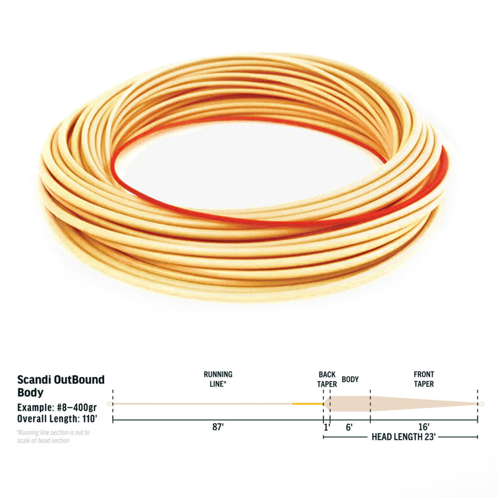 RIO Elite Scandi OutBound Body Fly Line Guide Flyfishing