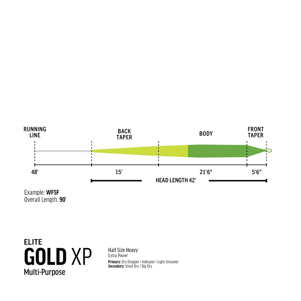 RIO Premier Gold XP Fly Line Guide Flyfishing