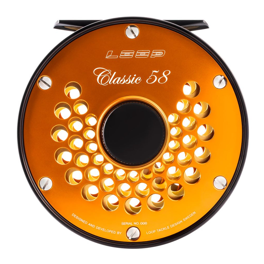 Classic Reel - Colours of the Wild - Fall Orange reel LOOP Tackle 5-8