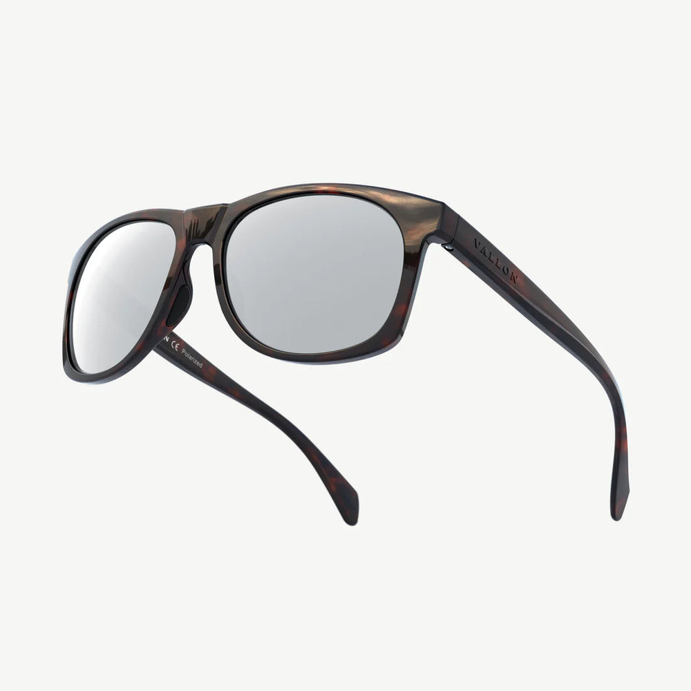 Vallon | Ventures | Dark Tortoise / Silver polarised sunglasses Vallon