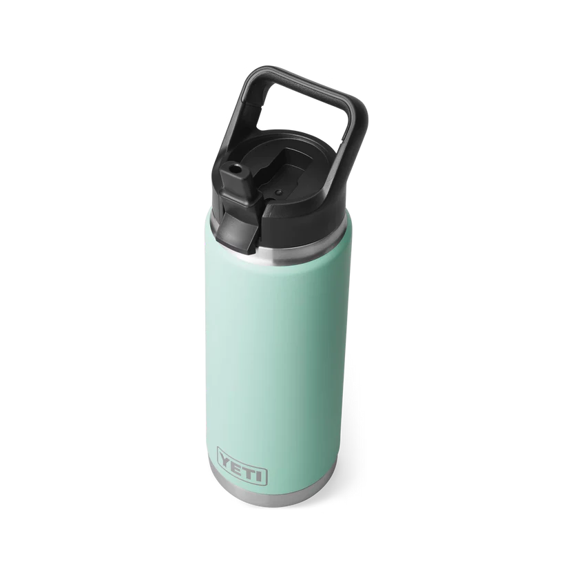 RAMBLER® 26 OZ (769 ML) BOTTLE WITH STRAW CAP  Yeti Seafoam  