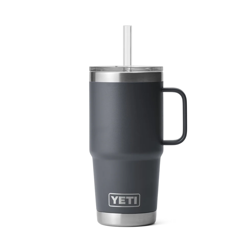 Rambler 25 oz Straw Mug yeti Yeti Charcoal