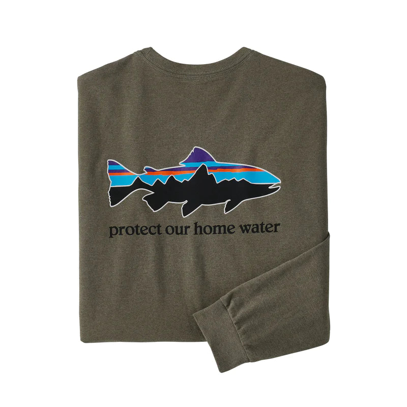 Patagonia L/S Home Water Trout Responsibili­-Tee - SALE patagonia Patagonia   