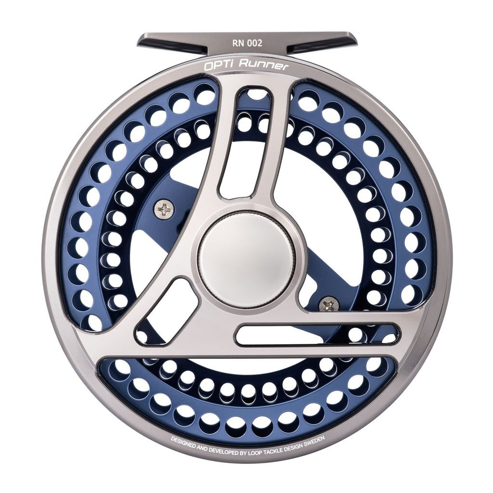 Opti Reel - Colours Of The Wild - Arctic Blue reel LOOP Tackle #7 Runner