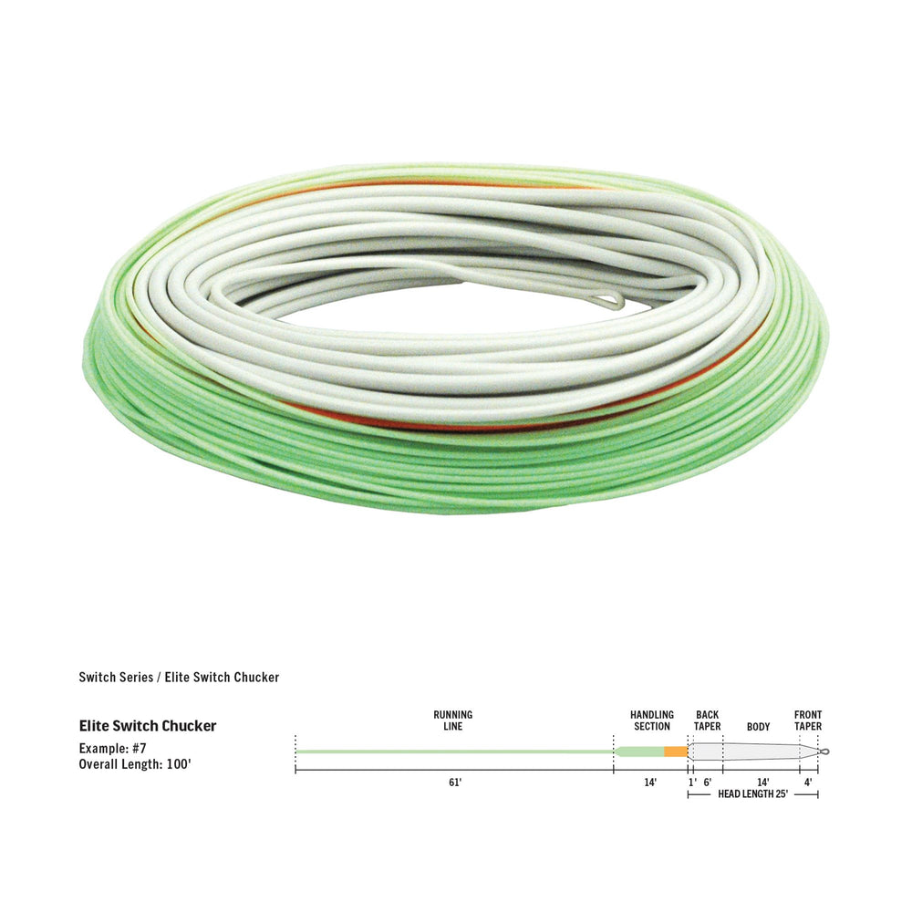 RIO Elite Switch Chucker Fly Line Guide Flyfishing #7 - 465 grain