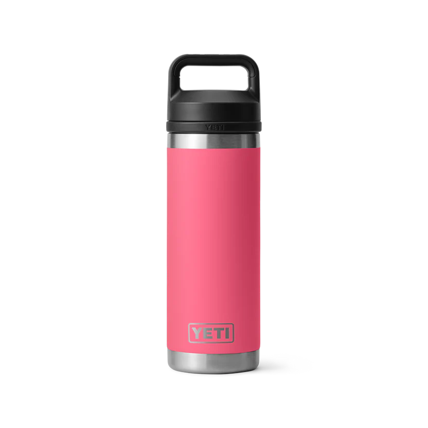 Rambler 18 oz Bottle with Chug Cap Variable Yeti TROPICAL PINK  