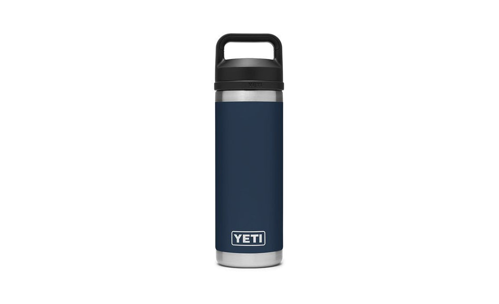 Rambler 18 oz Bottle with Chug Cap Variable Yeti Navy  