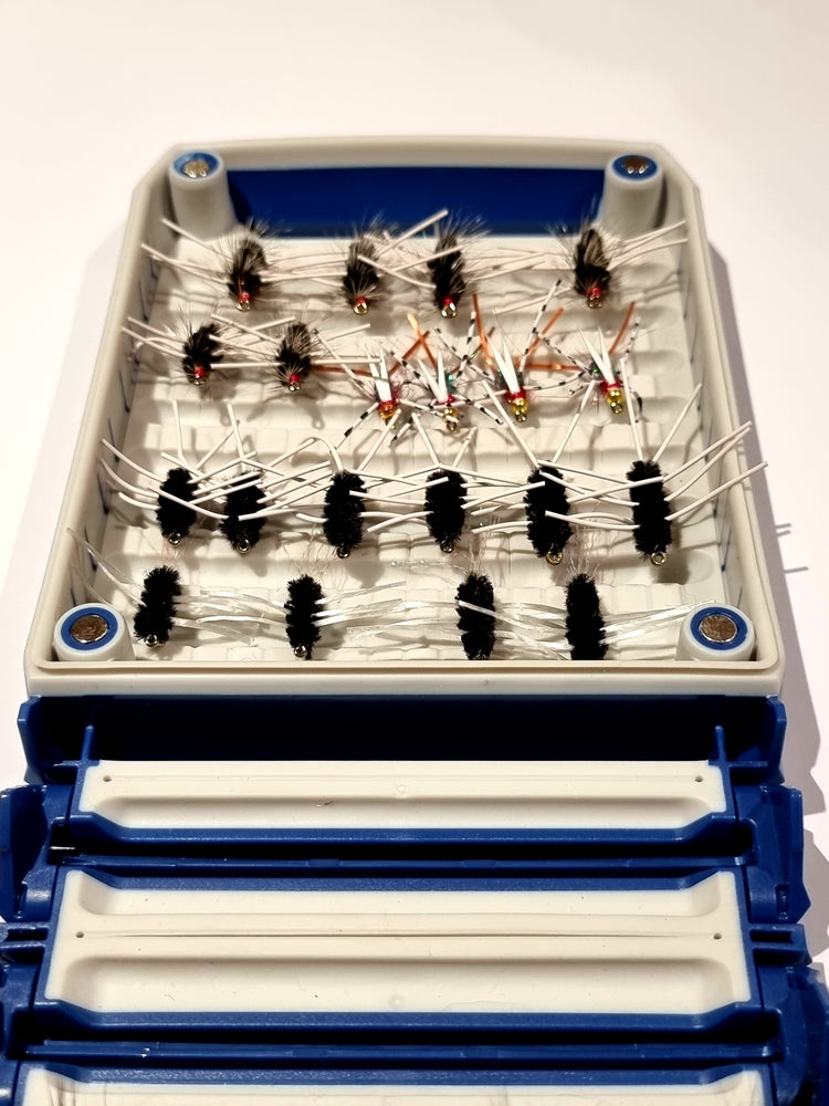 Argentina Guide Box - Opti 160 flies Levaroa   