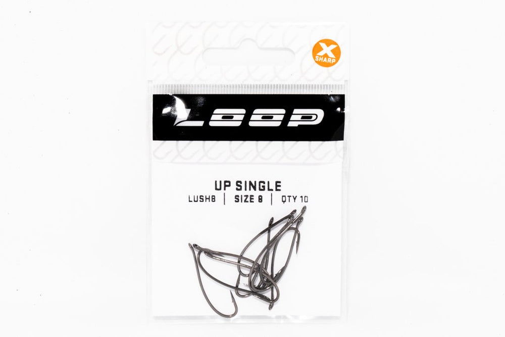 Loop Up Single Hook, 10-Pack Variable LOOP Tackle