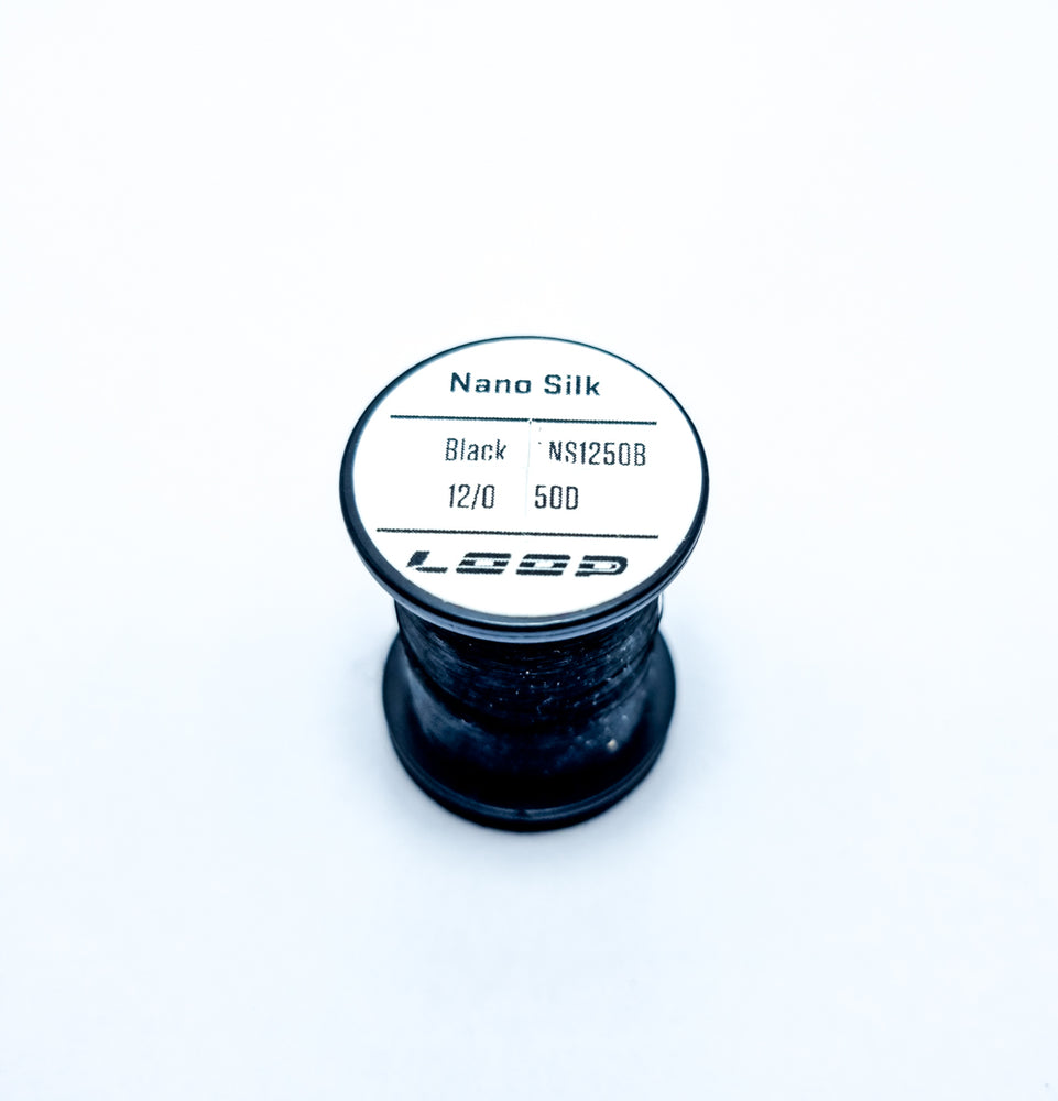 Nano Silk 12/0 50D Variable LOOP Tackle Black