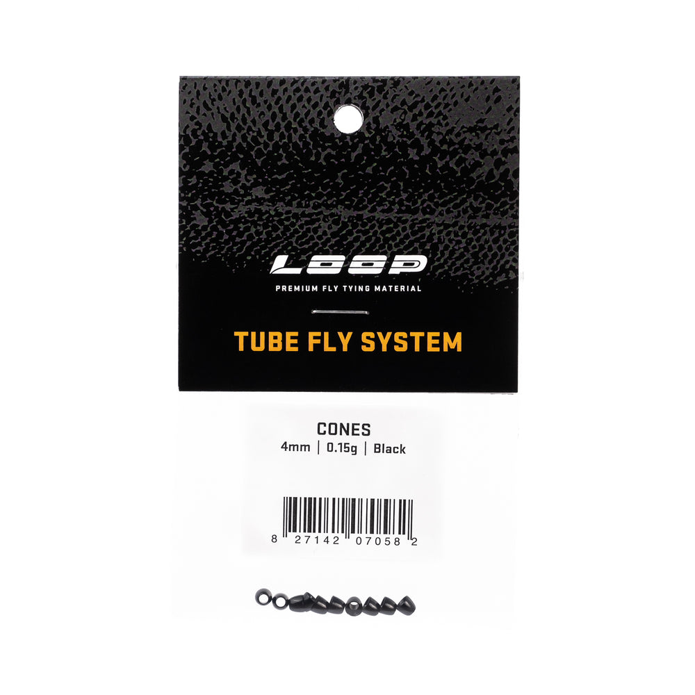 LOOP - Cones Cones Loop Fly Tying 4mm Black 