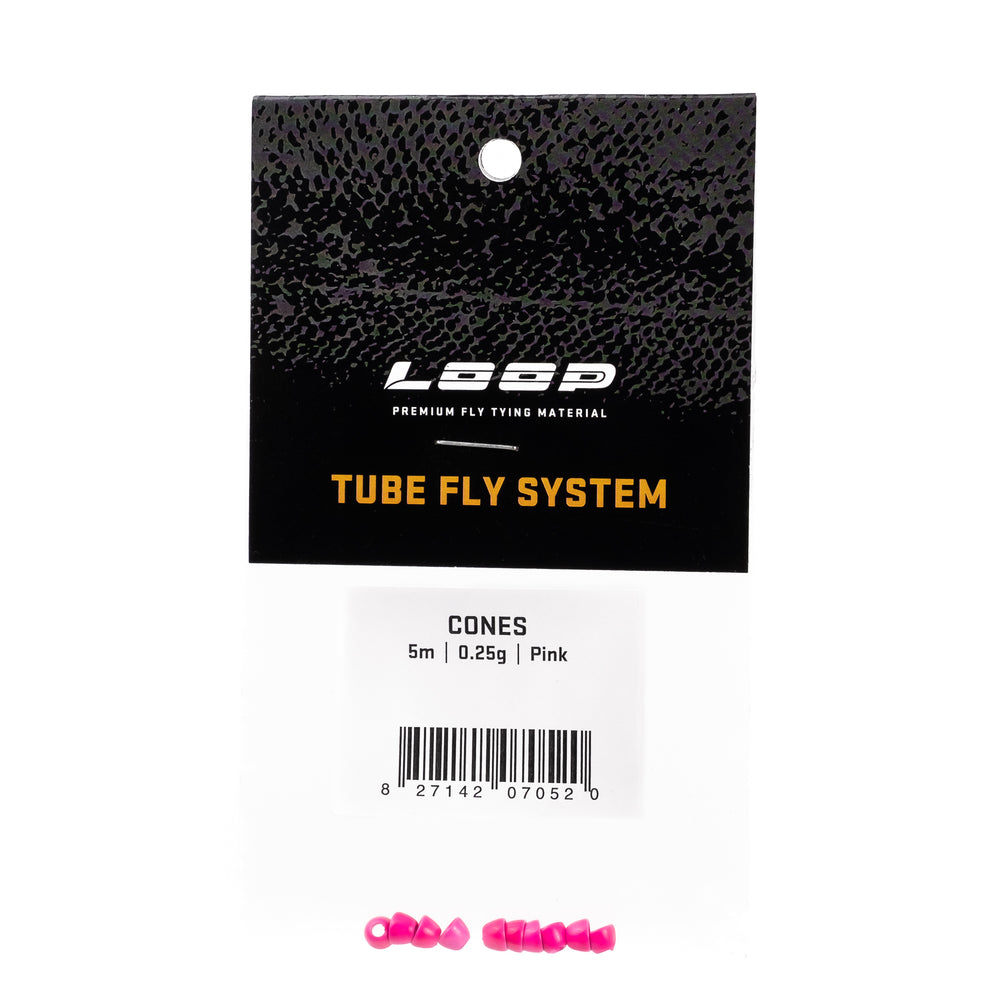LOOP - Cones Cones Loop Fly Tying 5mm Pink 