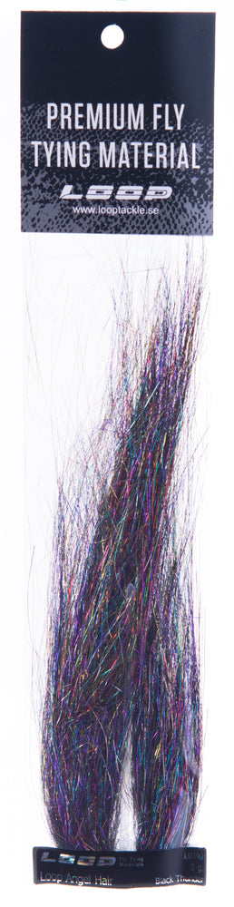 Angel Hair 2g variable Loop Fly Tying Black Thunder  
