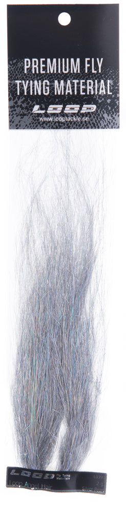 Angel Hair 2g variable Loop Fly Tying Silver Pearl  