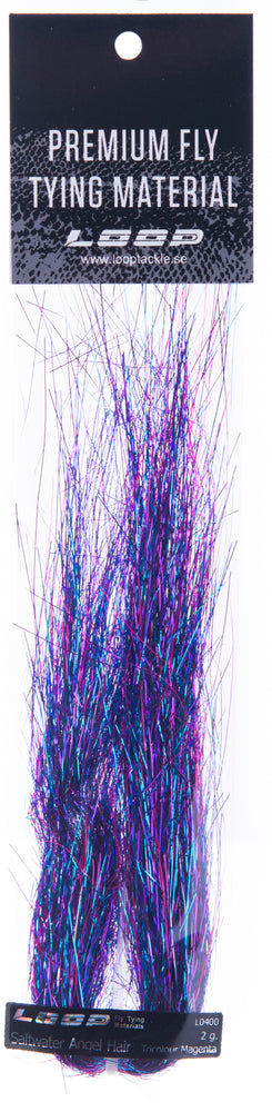 Saltwater Angel Hair 2g variable LOOP Tackle Tricolour Magenta