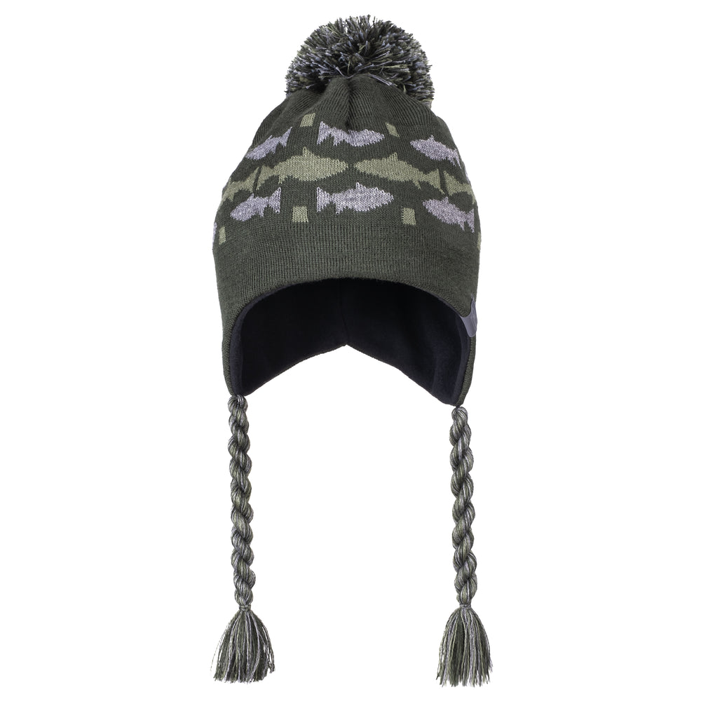 Nordic Beanie LOOP Tackle Dark Green / Grey