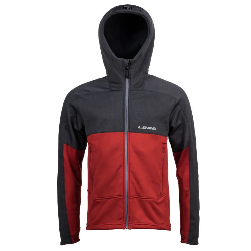 Nunas 2.0 Insulation Hoodie Jacket LOOP Tackle Midnight Red/Soft Black XS 