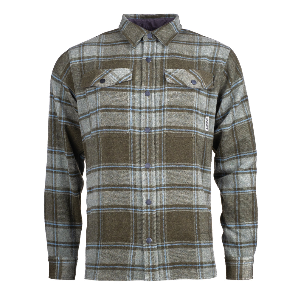 Camp Chores shirt, Pine Green LOOP Tackle XS