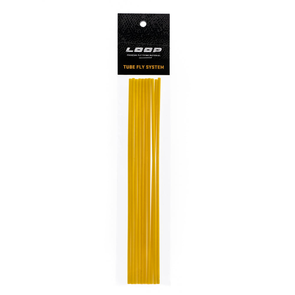 LOOP - Outer Tubing 3mm Fly Tying LOOP Tackle Yellow (milk)