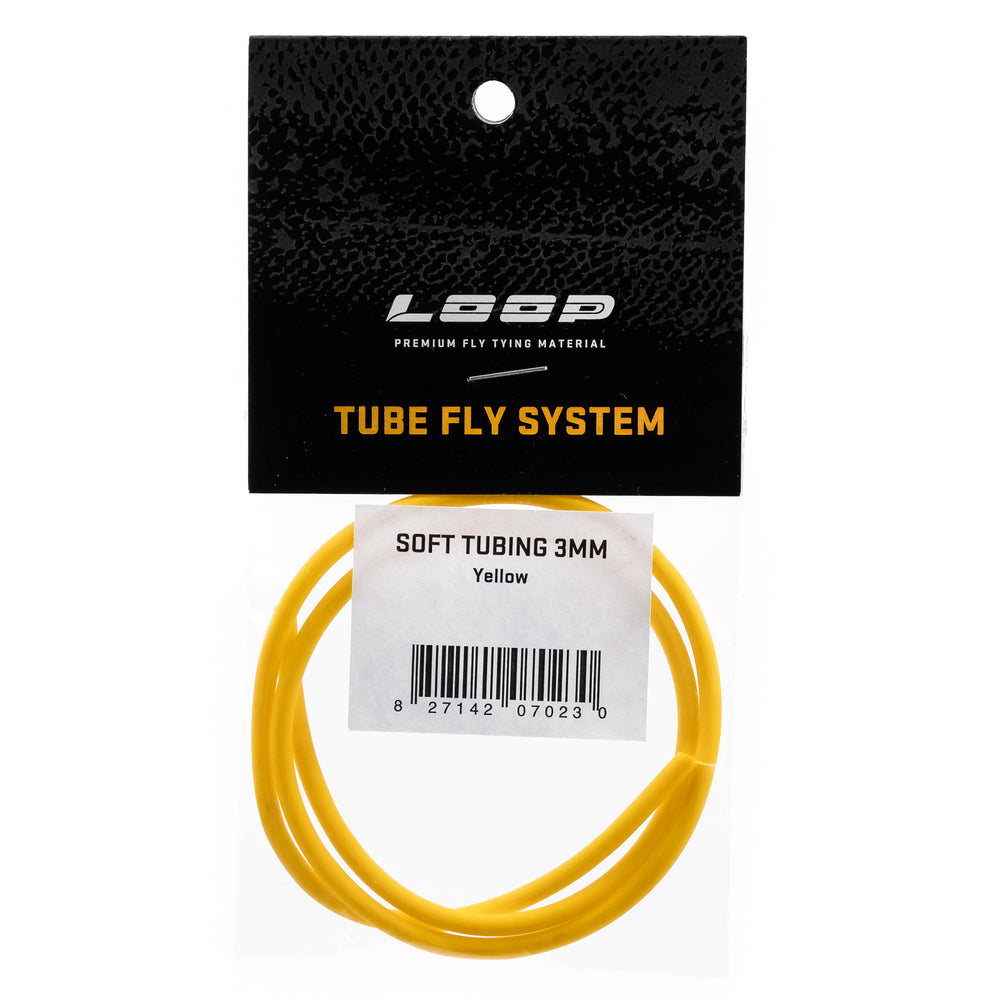 LOOP - Soft Tubing (3mm) Fly Tying LOOP Tackle Yellow