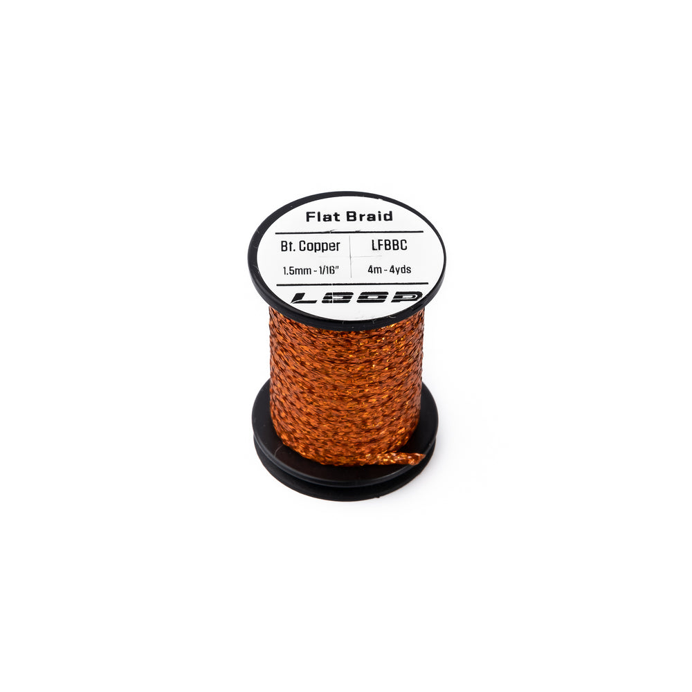 LOOP Flat Braid 1.5mm-1/16" Flat Braid LOOP Tackle Burnt Copper