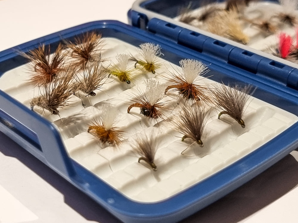 Trout selection box - Opti 110 variable Levaroa Dry fly box  