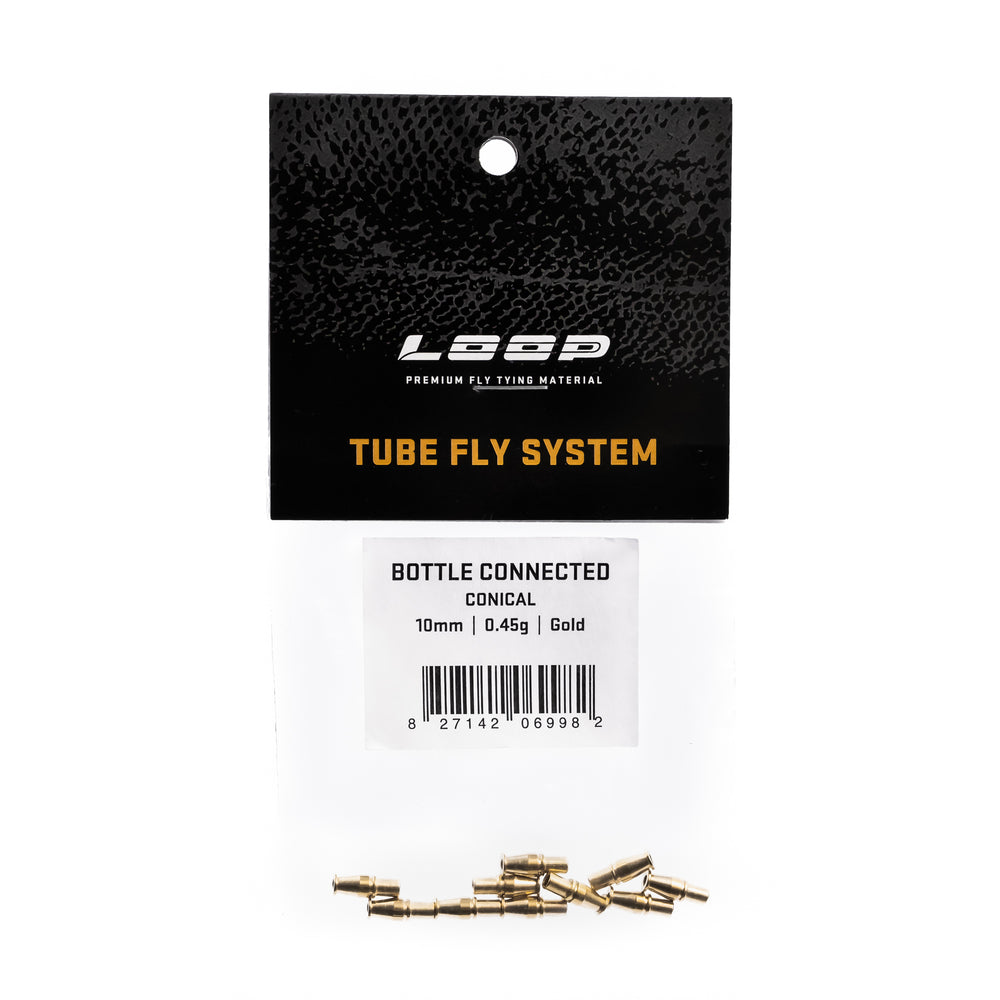LOOP Bottle Connected (conical) Fly Tying LOOP Tackle 10mm Gold